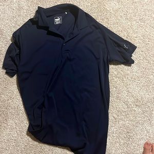 Puma navy golf shirt